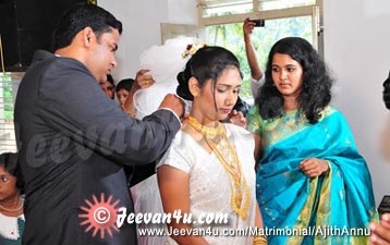 Ajith Annu Marriage Pictures
